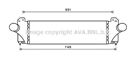 AVA QUALITY COOLING Välijäähdytin IV4129